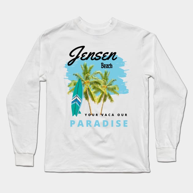 Jensen Beach Long Sleeve T-Shirt by Del Vecchio Designed 